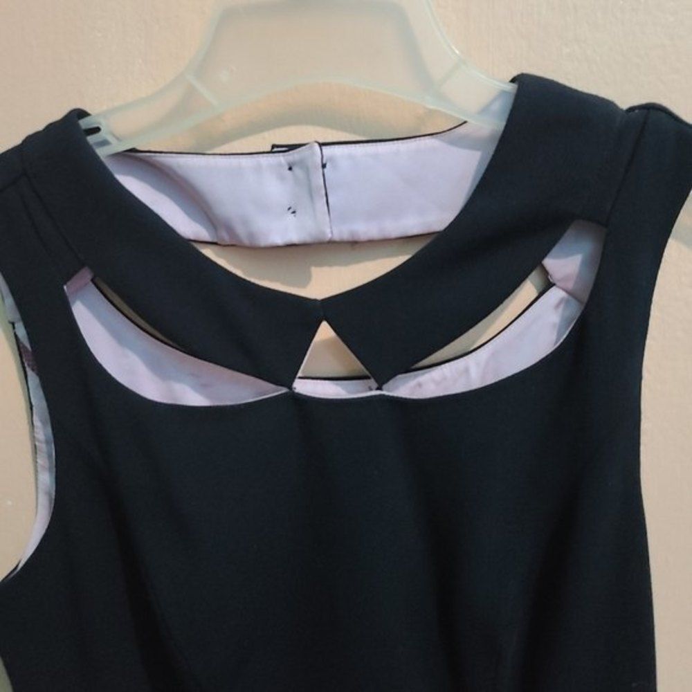 Anthropologie 9-HI5 black cutout dress 00 - Picture 6 of 8